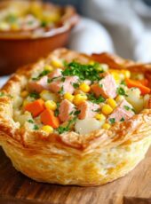 Puff Pastry Basket with Potato Salad